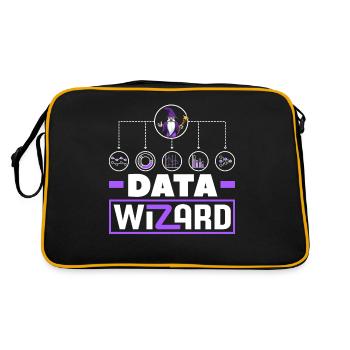 Data Analysis Data Assistant Engineering Business - Retro Bag - black/gold - Back