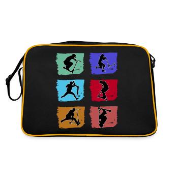 Trottinette acrobatique skater trottinette acrobatique trottinette acrobatique - Sac Retro - noir/or - Dos