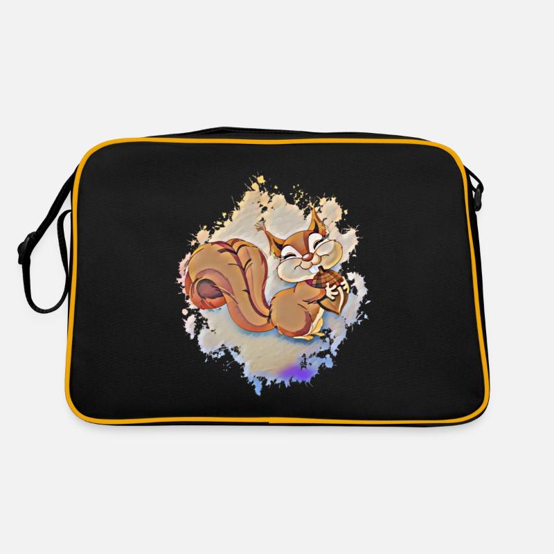Eichhörnchen Retro Tasche