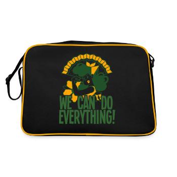 Féministe Féminisme émancipation cadeau - Sac Retro - noir/or - Dos