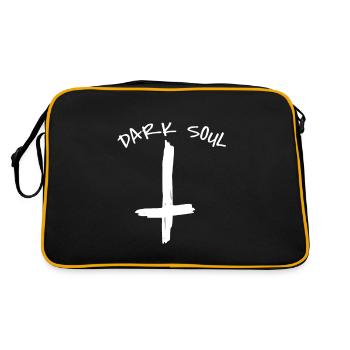 Death Metal Emos Goth Evil Rock Punks Gift - Retro Bag - black/gold - Back