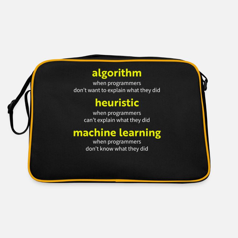 Algorithm when programmers don't want to explain w Retro Bag