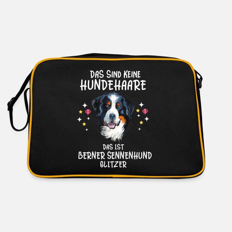 Berner Sennenhund Glitzer Dürrbächler Sennenhunde Retro Tasche