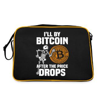 I'll buy Bitcoin - Retro Bag - black/gold - Back