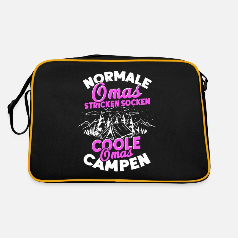 Oma Camping Coole Oma Wohnmobil Camping Retro Tasche