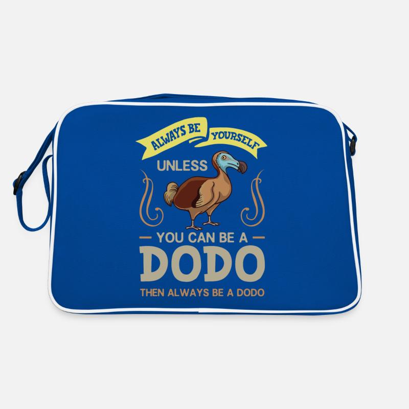 Dodo Vogel Dronte Dudu Skelett Madagaskar Retro Tasche