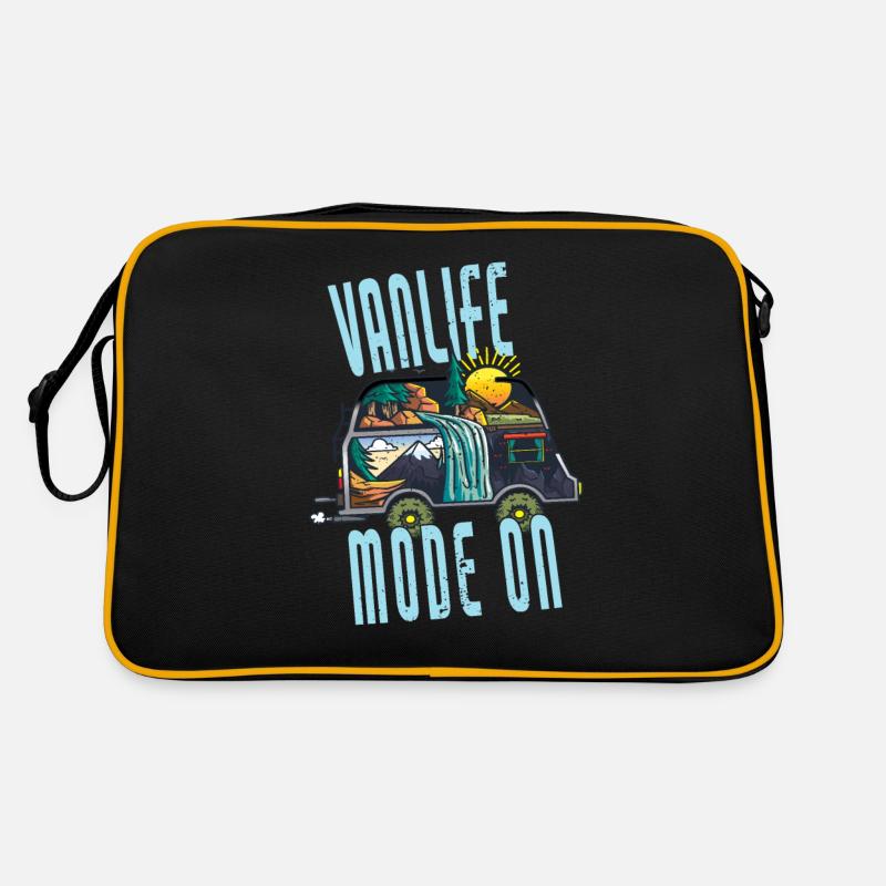 Mode On Camper Van Retro Tasche