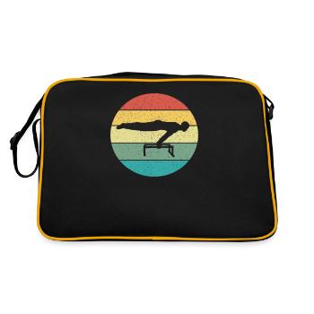 Retro Vintage Calisthenics Calisthenics Planche - Retro Bag - black/gold - Back