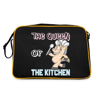 Cook TShirt Cooking Cook Cooking Gift - Retro Bag - black/gold - Back