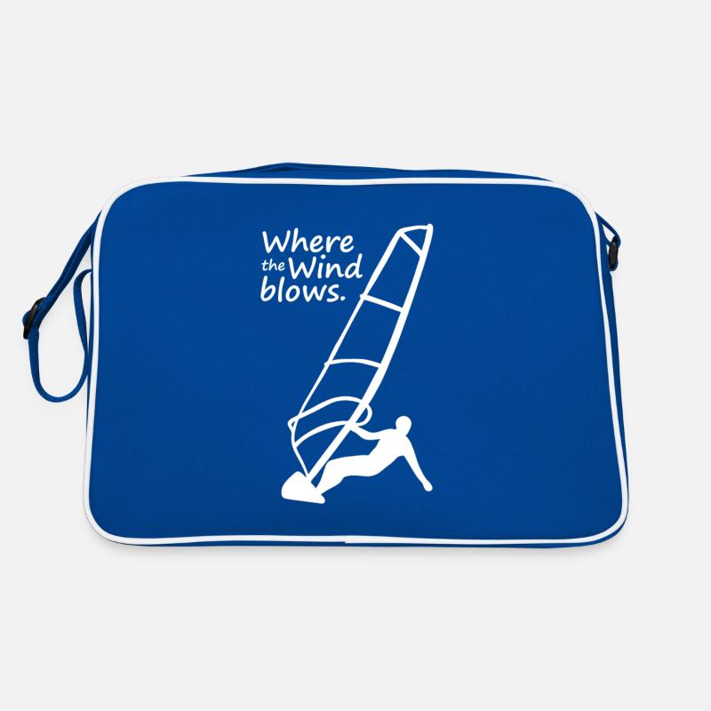 Windsurfing Windsurfer Gift Surfing Saying Cool Retro Bag