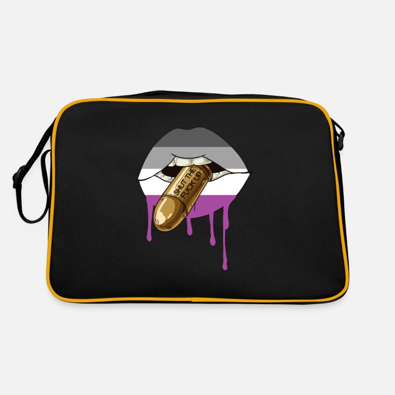 Asexual Asexual Parade Flags Design Show Retro Bag