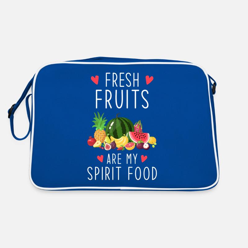 Fruits Fruit Saying Retro Bag