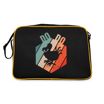 DODO glaciaire dinosaure retro - Sac Retro - noir/or - Dos