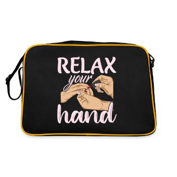 Nail design Design for a nail designer - Retro Bag - black/gold - Back