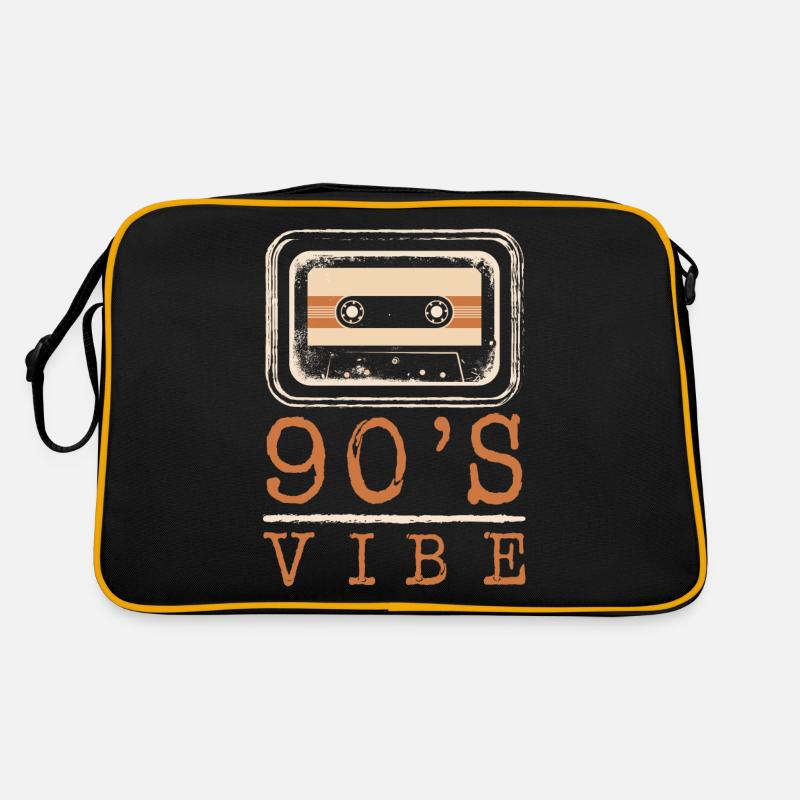 90 de Vibe Audiotape Vintage Old School Disco Sac Retro
