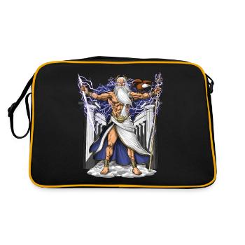 Dieu grec Zeus - Sac Retro - noir/or - Dos