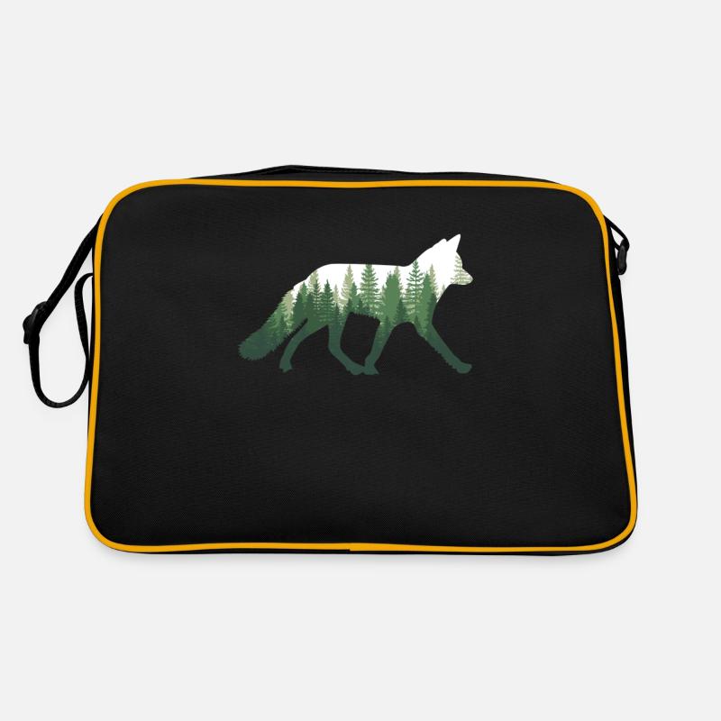 Fuchs Natur Wald Retro Tasche