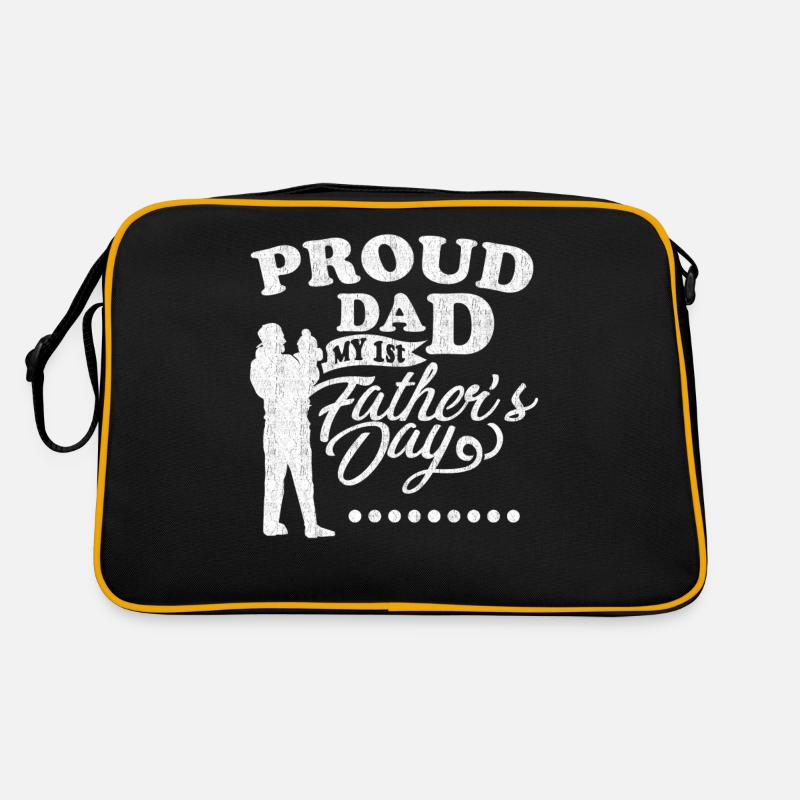 Father's Day First Father's Day - Retro Bag - black/gold