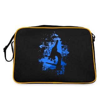 microscope - Retro Bag - black/gold - Back