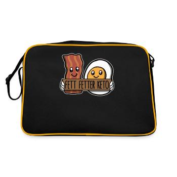 Keto Régime kétogène kétogène - Sac Retro - noir/or - Dos