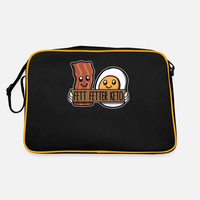 Keto Diät Ketogen Ketose Retro Tasche