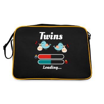 Jumelles - Sac Retro - noir/or - Dos