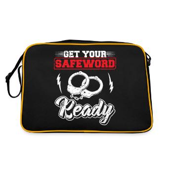 Drôle Get Your Safeworld Ready BDSM Roleplay - Sac Retro - noir/or - Dos
