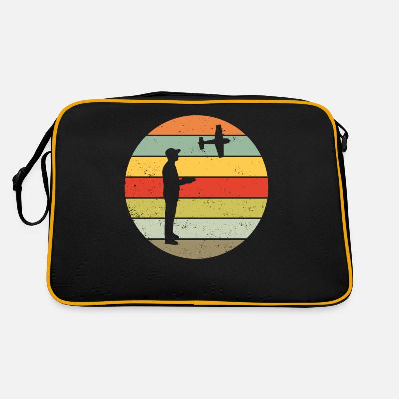 RC Flugzeug Modellflug Retro Vintage Geschenk Retro Tasche