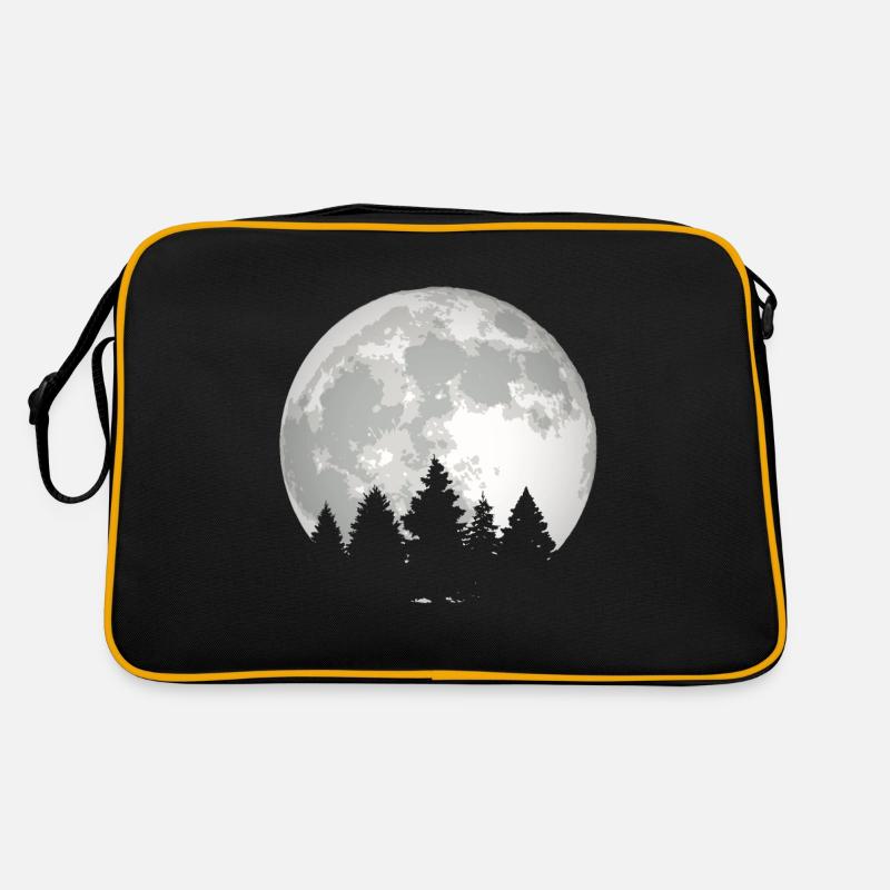 Lune forêt Sac Retro