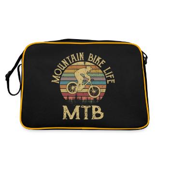 VTT MOUNTAIN BIKE LIFE VTT VTT - Sac Retro - noir/or - Dos