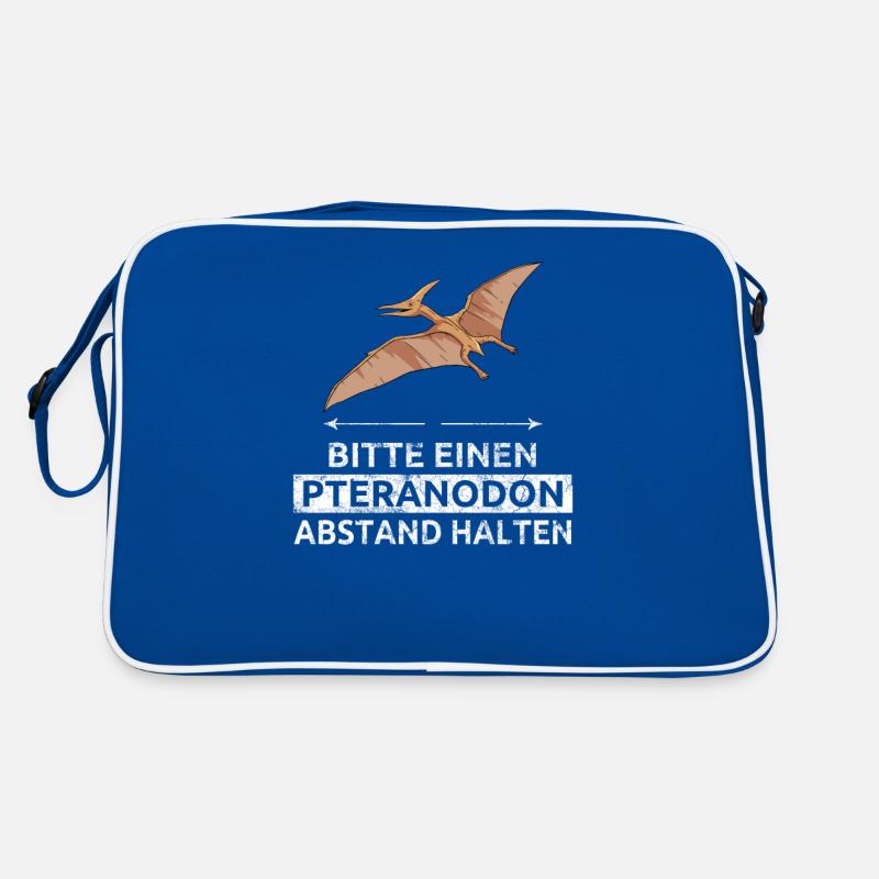 Bitte Einen Pteranodon Abstand Halten Flugsaurier Retro Tasche