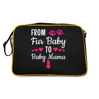 De Fur bébé à maman - Sac Retro - noir/or - Dos