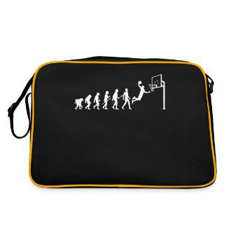Basketball Evolution - Retro Bag - black/gold - Back