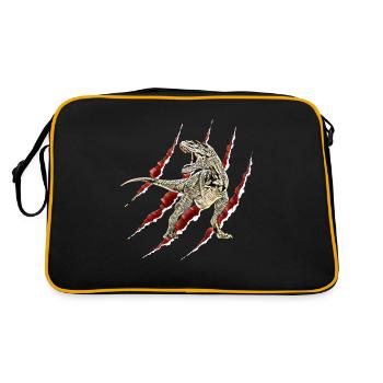 Tyrannosaurus Rex - Retro Bag - black/gold - Back