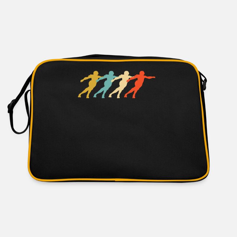 Retro Vintage Roller Mädchen Outfit Kostüm Retro Tasche