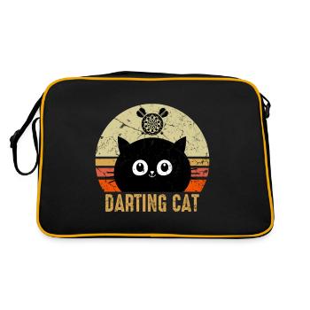 Fléchettes Joueurs Fléchettes Chat Fléchettes Sport - Sac Retro - noir/or - Dos