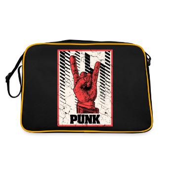 Le punk du Diable Punk - Sac Retro - noir/or - Dos