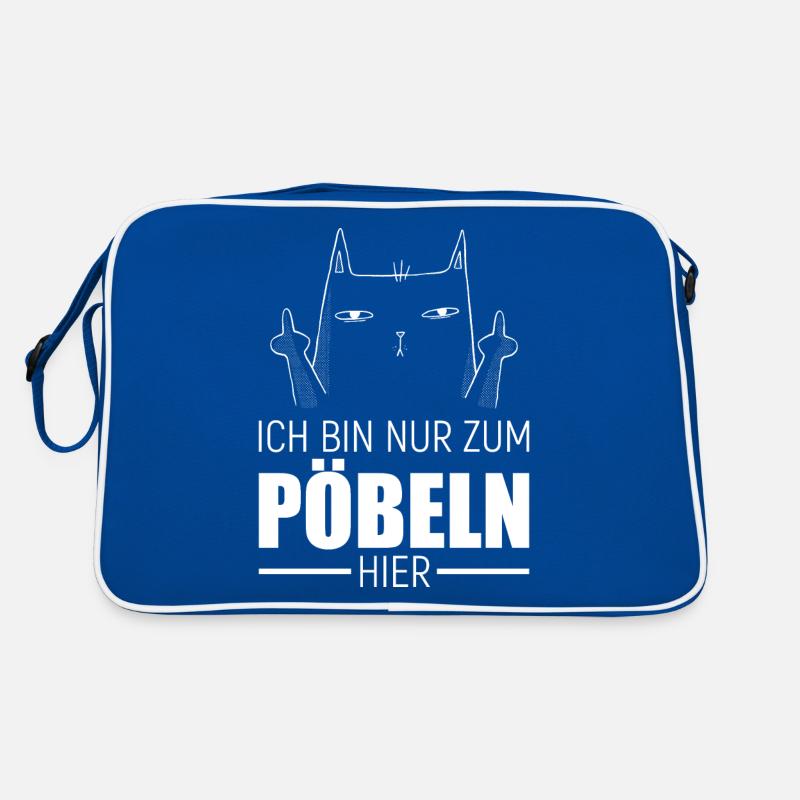 Je suis juste ici pour me moquer Sac Retro