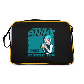 anime - Sac Retro - noir/or - Dos