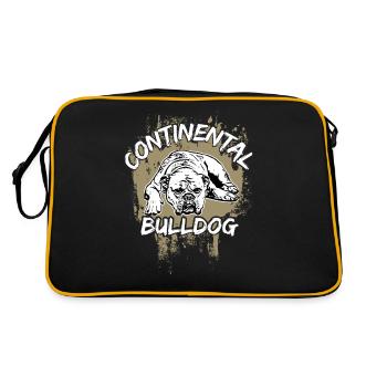 Colorbulls Conti Bulldoggen Continental Bulldogs - Sac Retro - noir/or - Dos