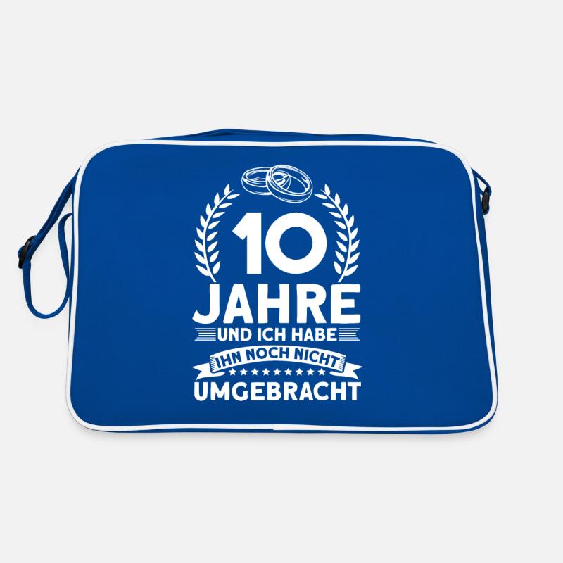 Ehepaar Rosenhochzeit Ehefrau Geschenk Retro Tasche