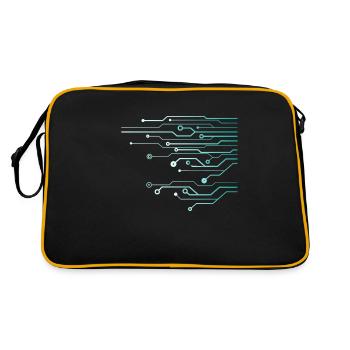 Computer Circuit Engineer Computer Nerd - Retro Bag - black/gold - Back