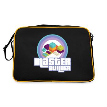 Master Builder Building Blocks Brick Builders - Retro Bag - black/gold - Back