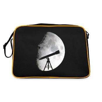 Espace télescopique - Sac Retro - noir/or - Dos