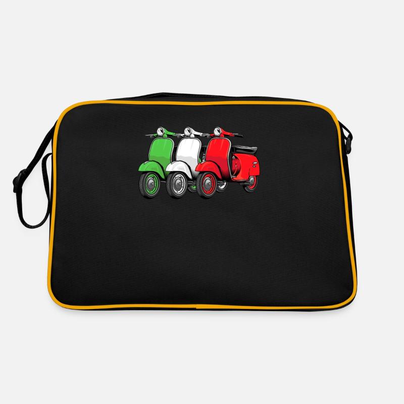 Scooter scooter mobylette scooter - Sac Retro - noir/or