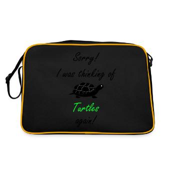 Turtle Turtle - Retro Bag - black/gold - Back