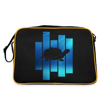 Turtle Turtle - Retro Bag - black/gold - Back