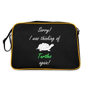 Turtle Turtle - Retro Bag - black/gold - Back