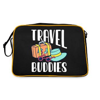 Travel buddy travel companions Travel - Retro Bag - black/gold - Back