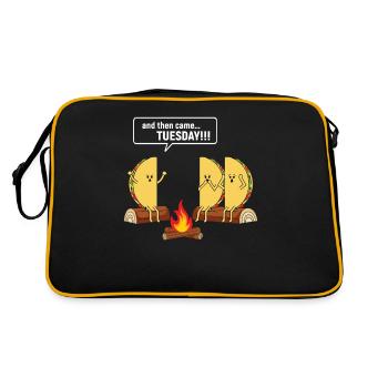 Taco Tuesday - Retro Bag - black/gold - Back